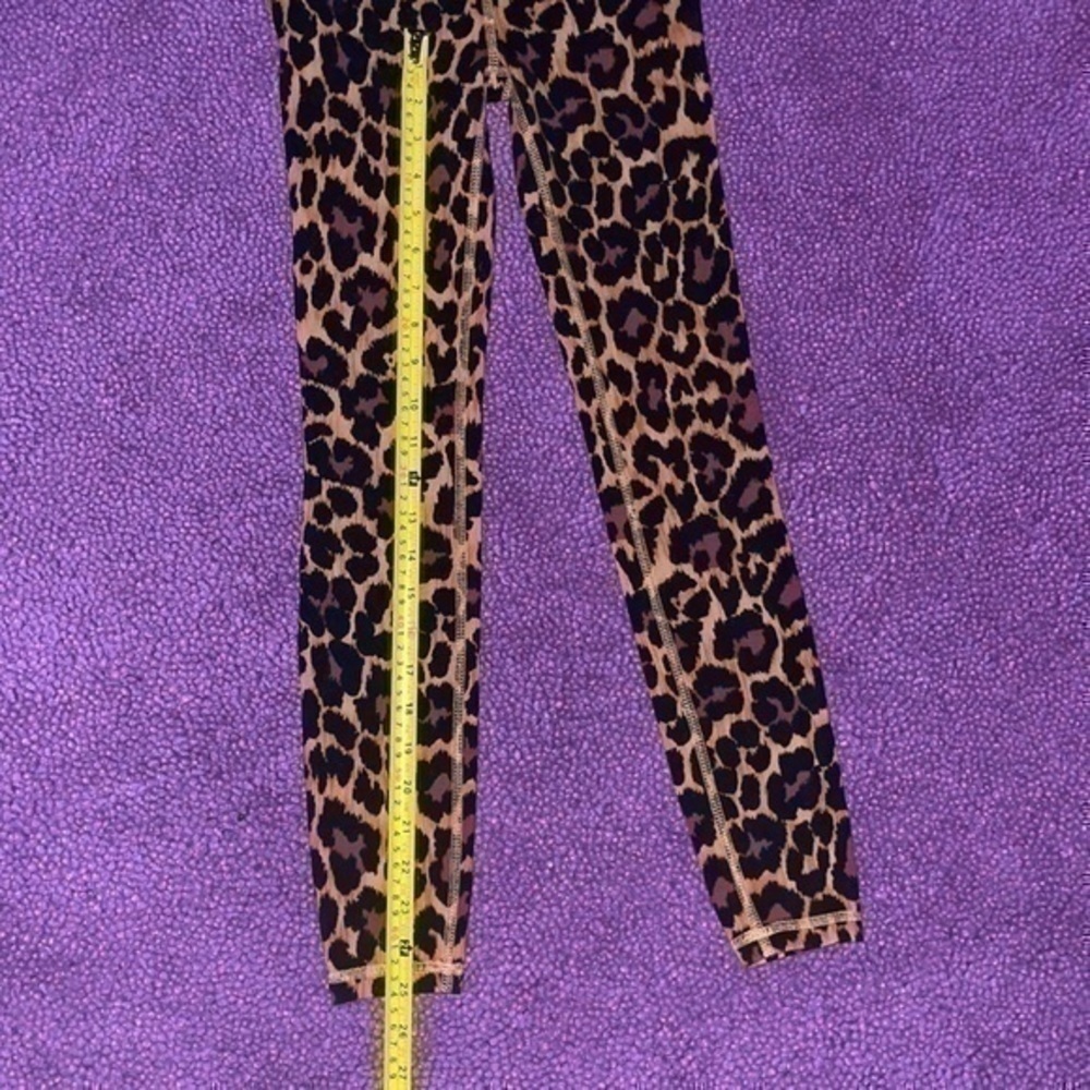 NWOT J crew weekend 7/8 high-rise leggings in leopard Slim fit 25" inseam XXS - Picture 9 of 10